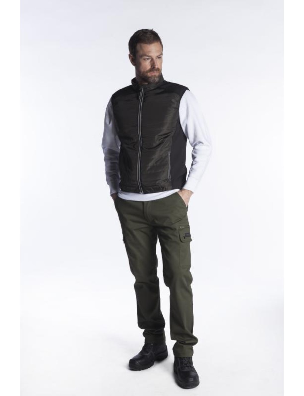 Γιλέκο δύο υλικών 00521