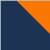 NAVY/ORANGE 