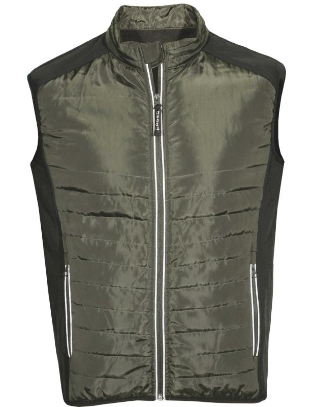 Γιλέκο δύο υλικών OVERSIZE 00521-OVERSIZE