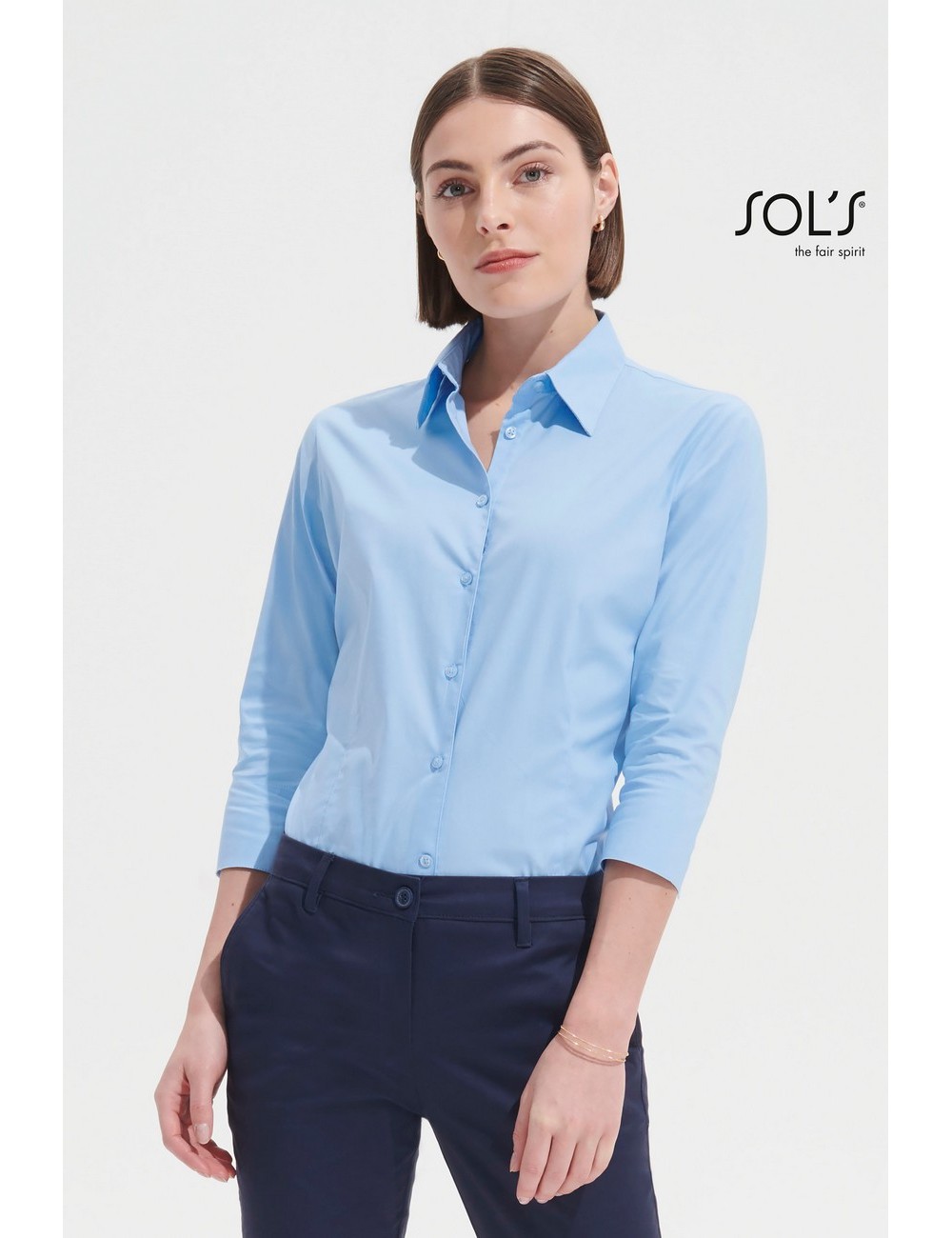 ΠΟΥΚΑΜΙΣΟ ΓΥΝΑΙΚΕΙΟ ΕΛΑΣΤΙΚΟ 3/4 EFFECT-17010