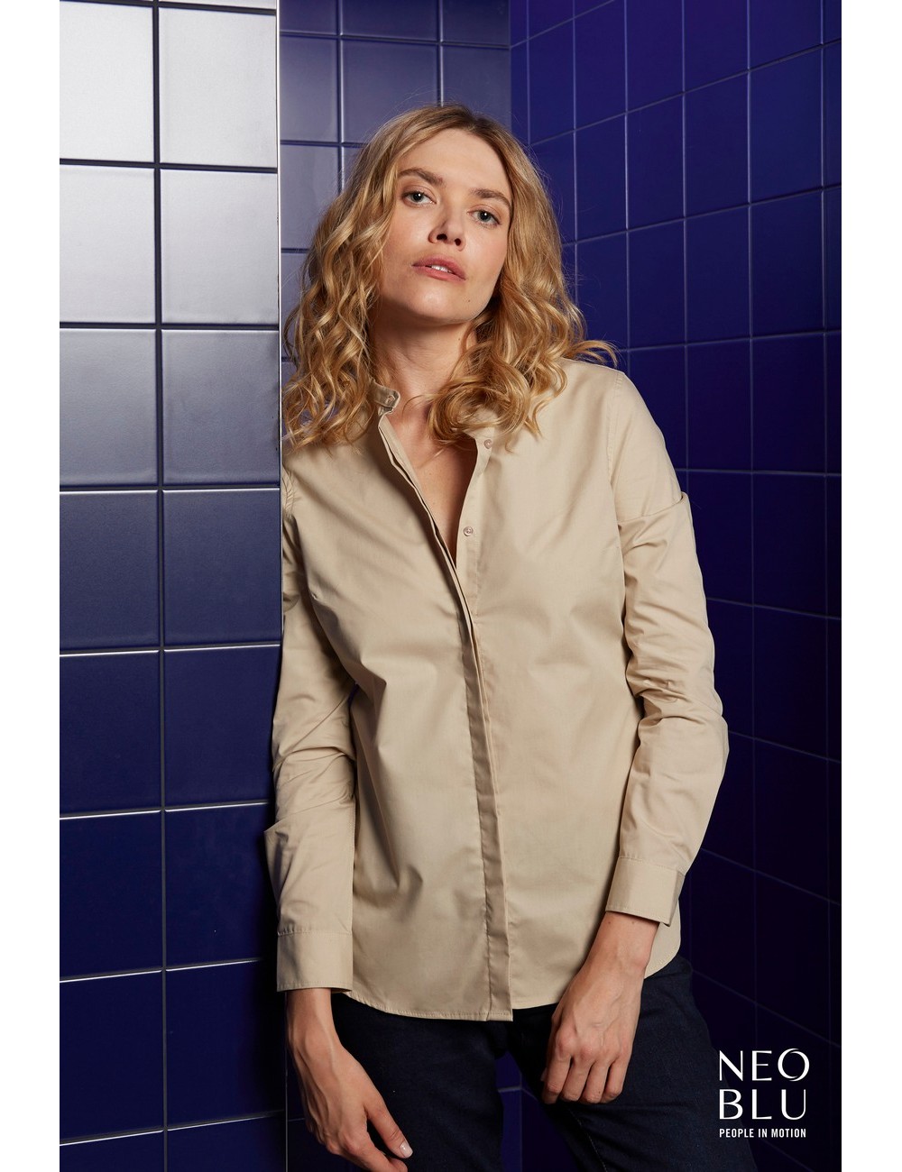 ΠΟΥΚΑΜΙΣΟ ΓΥΝΑΙΚΕΙΟ ΜΑΚΡΥΜΑΝΙΚΟ ΜΕ ΓΙΑΚΑ ΜΑΟ BART WOMEN-03787