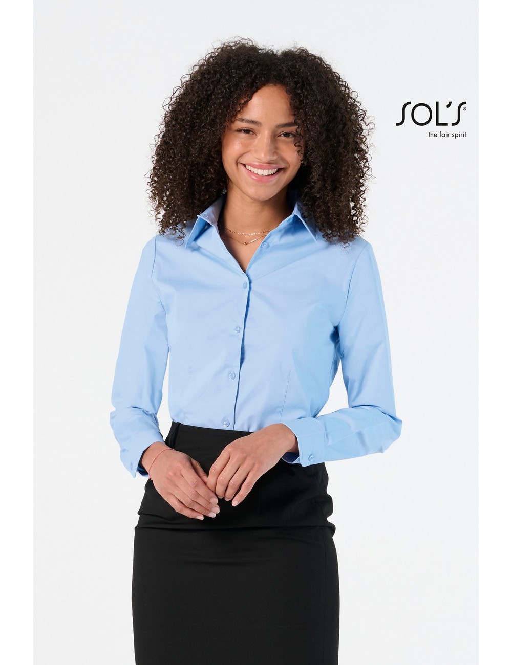 ΠΟΥΚΑΜΙΣΟ ΓΥΝΑΙΚΕΙΟ ΜΑΚΡΥΜΑΝΙΚΟ ΕΛΑΣΤΙΚΟ EDEN-17015