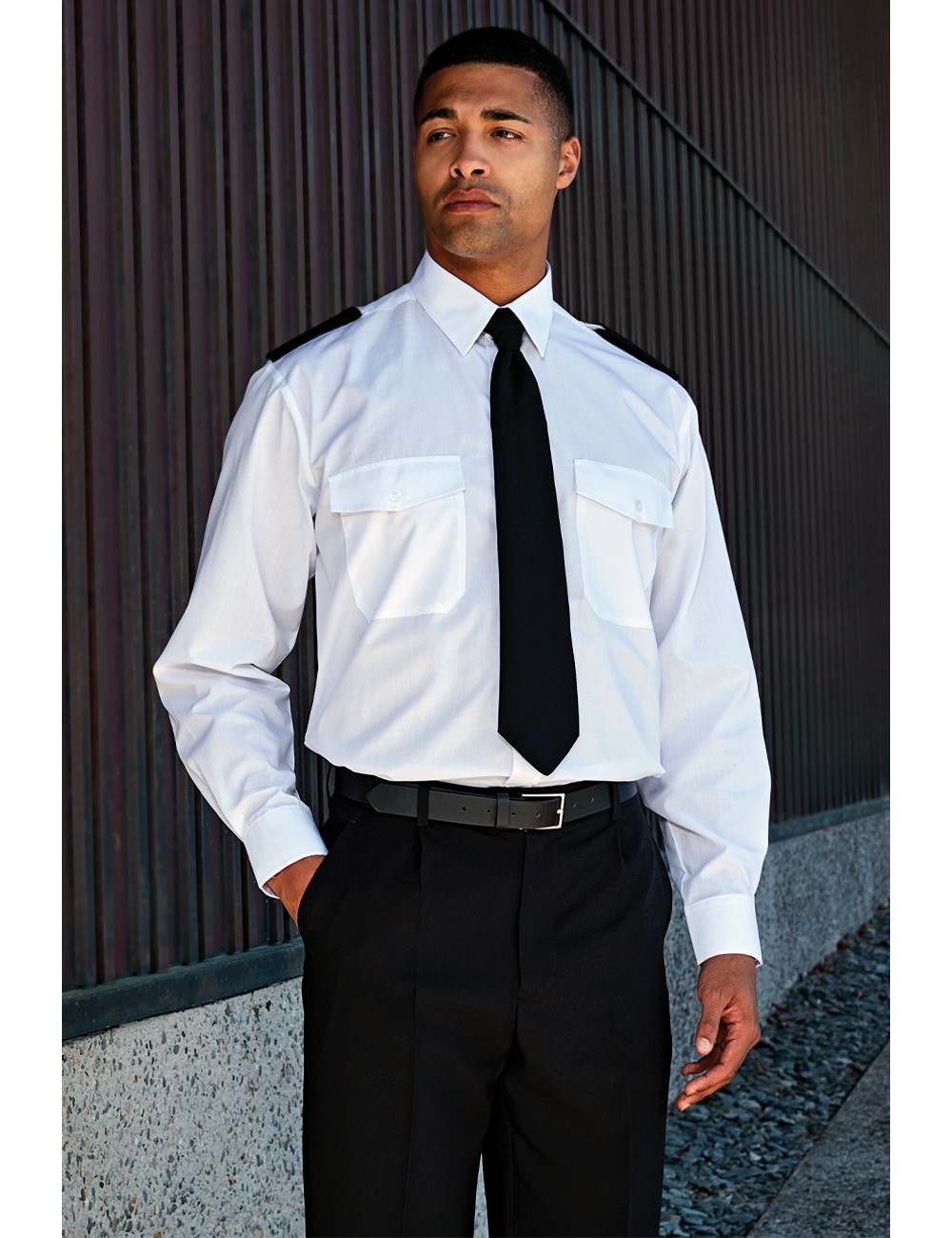 ΠΟΥΚΑΜΙΣΟ ΑΝΔΡΙΚΟ ΜΑΚΡΥΜΑΝΙΚΟ ΜΕ ΕΠΩΜΙΔΕΣ PR210