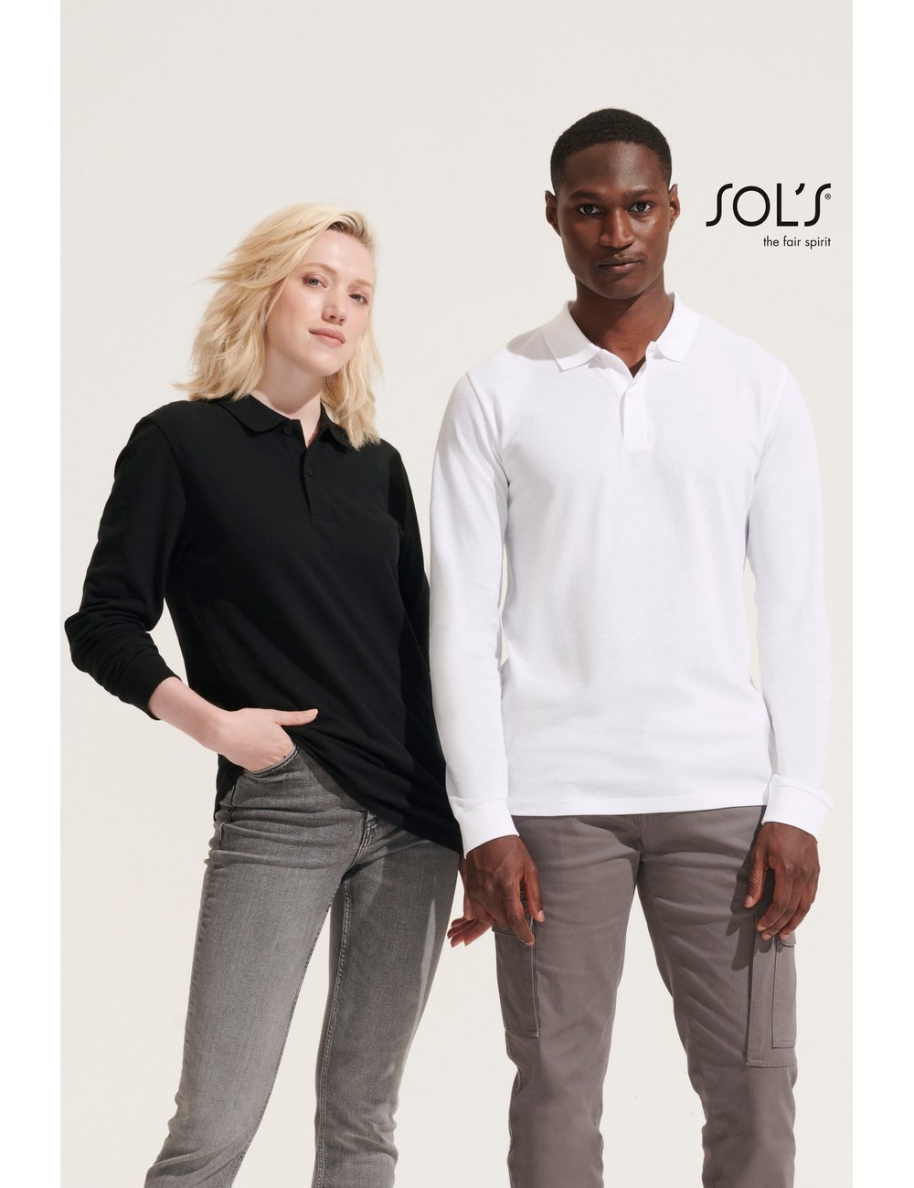 ΠΟΛΟ ΠΙΚΕ UNISEX ΟΡΓΑΝΙΚΟ ΜΑΚΡΥΜΑΝΙΚΟ PLANET LSL-04241 