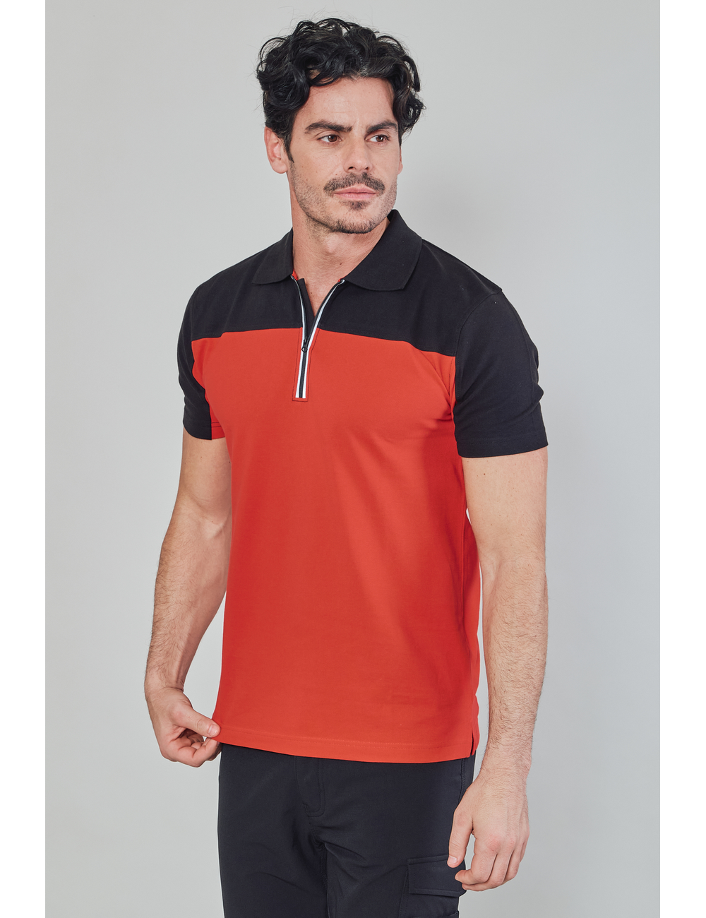 ΠΟΛΟ ΠΙΚΕ UNISEX ΔΙΧΡΩΜΟ ΜΕ ΦΕΡΜΟΥΑΡ GORIZIA-1600061