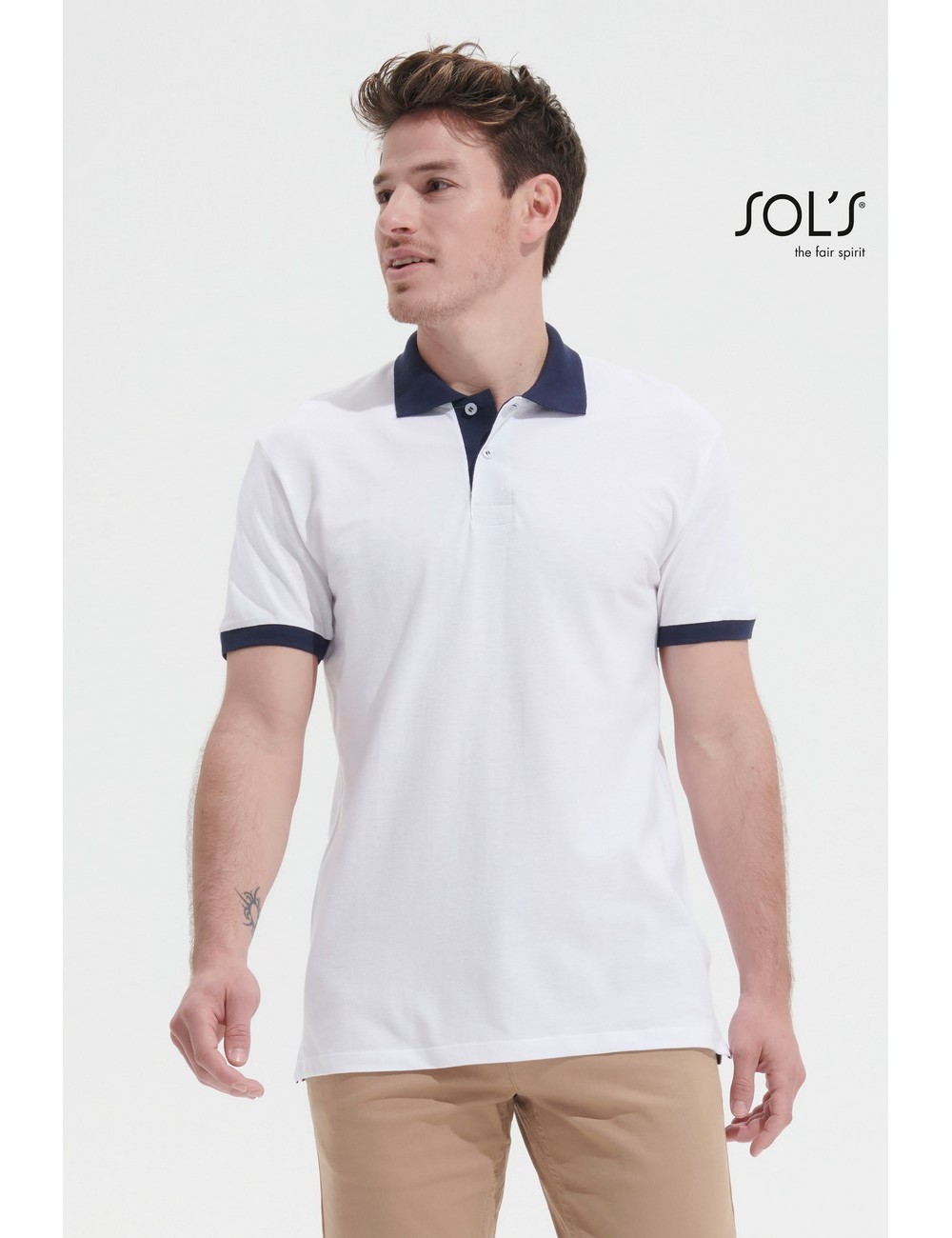 ΠΟΛΟ ΠΙΚΕ UNISEX ΔΙΧΡΩΜΟ PRINCE-11369